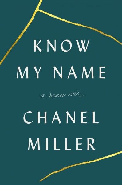 know my name chanel miller book|brock turner victim book.